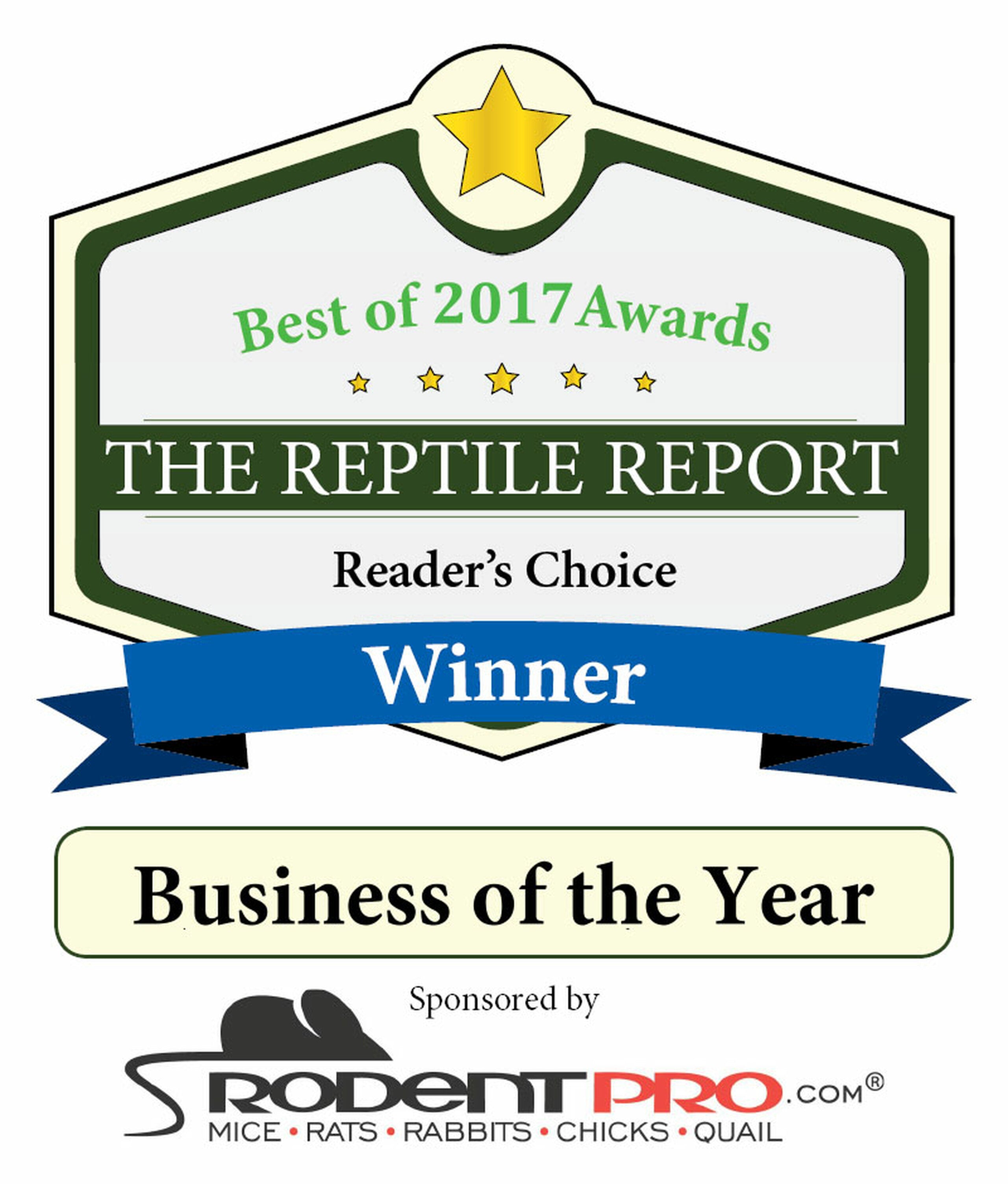 Internet Reptile wins Business of the Year award 2017