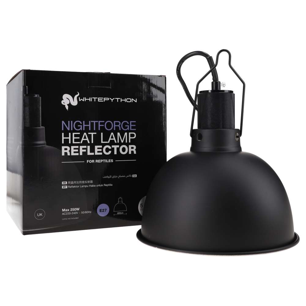 White Python NightForge Heat Lamp Reflector