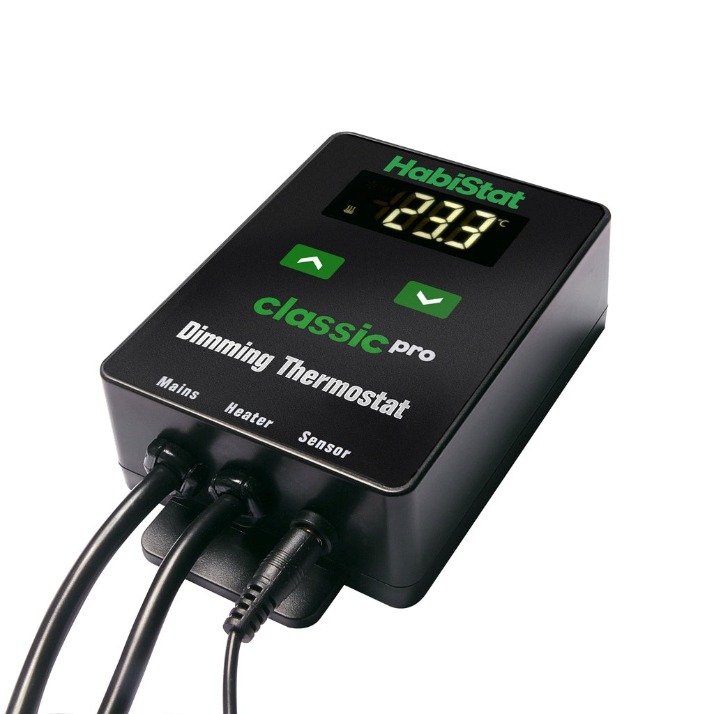 HabiStat Classic Pro Dimming Thermostat, Black, 450 Watt