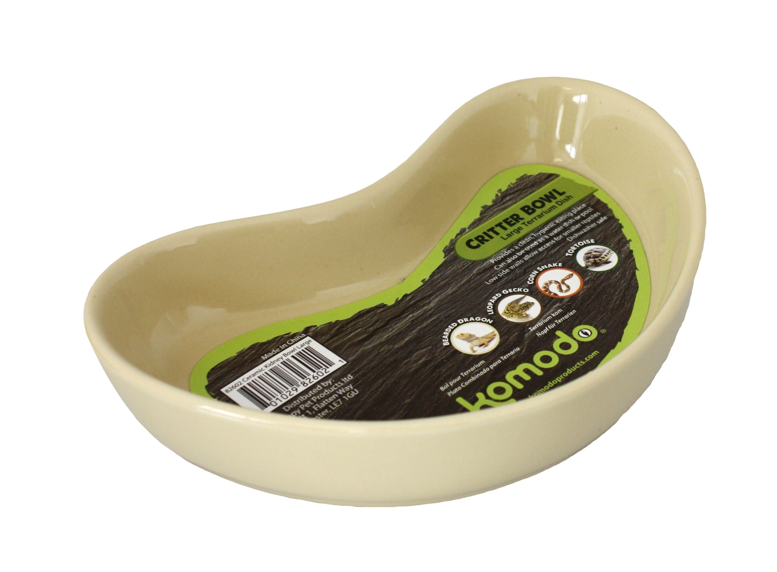 Komodo Ceramic Kidney Shaped Bowl