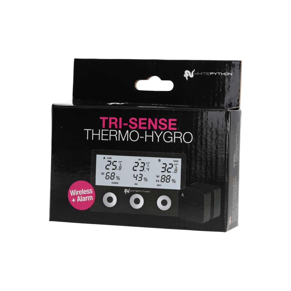 White Python Wireless Tri-Sense Thermo/Hygro