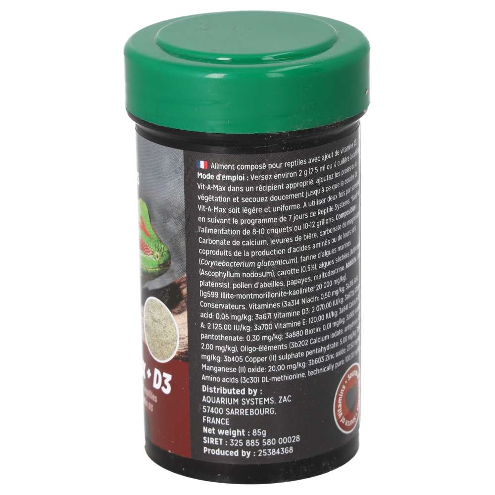 Reptile Systems Vit-A-Max + D3, 85g