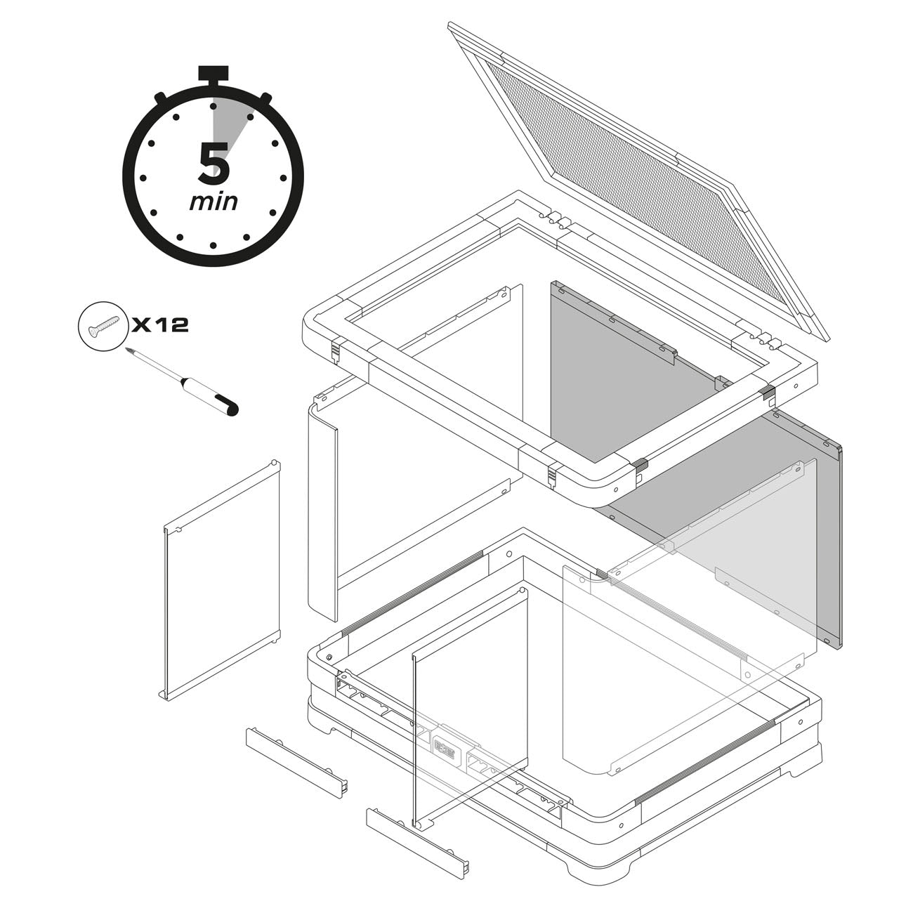 Exo Terra Vista - Panoramic Glass Vivarium
