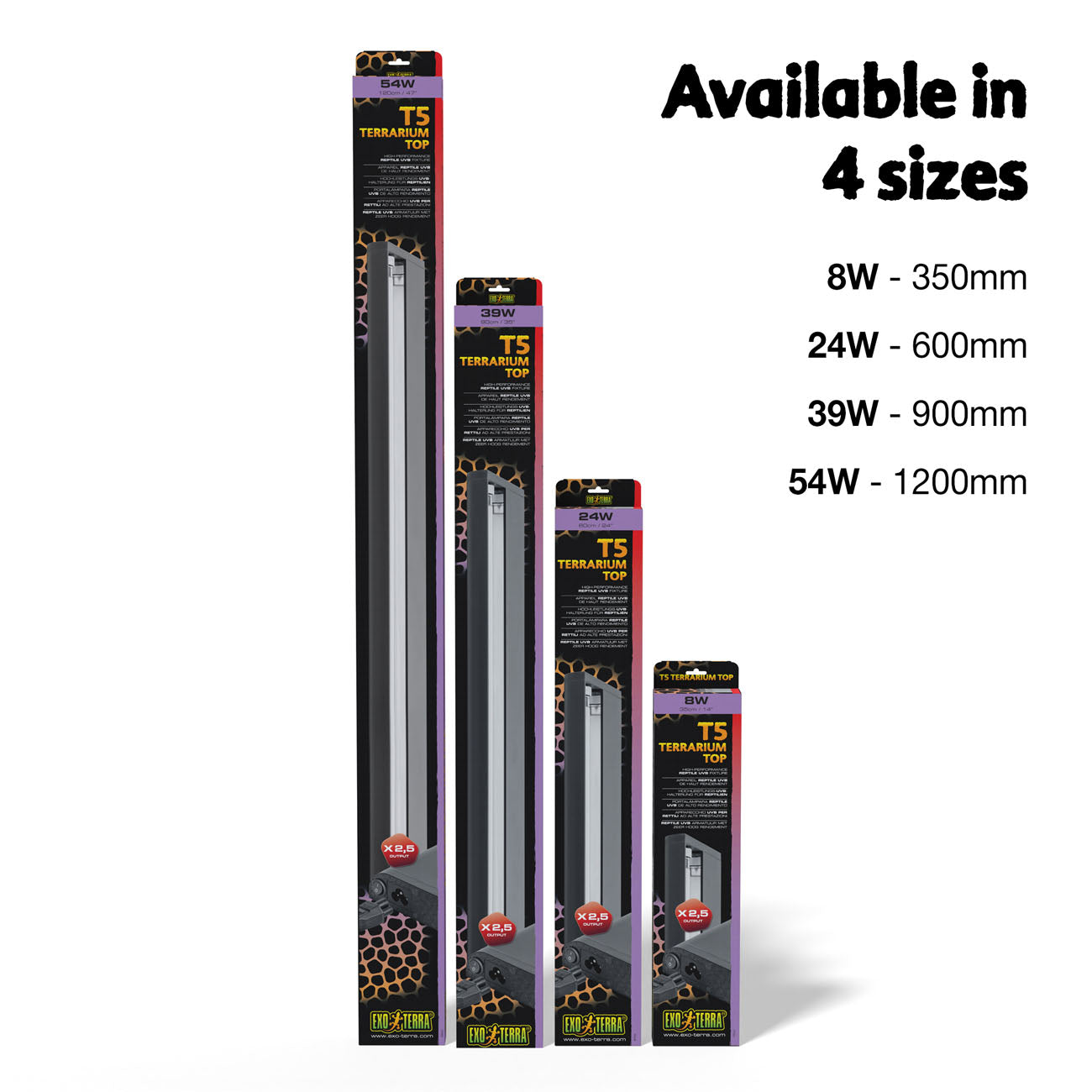 Exo Terra T5 Fluorescent Lamp Fitting