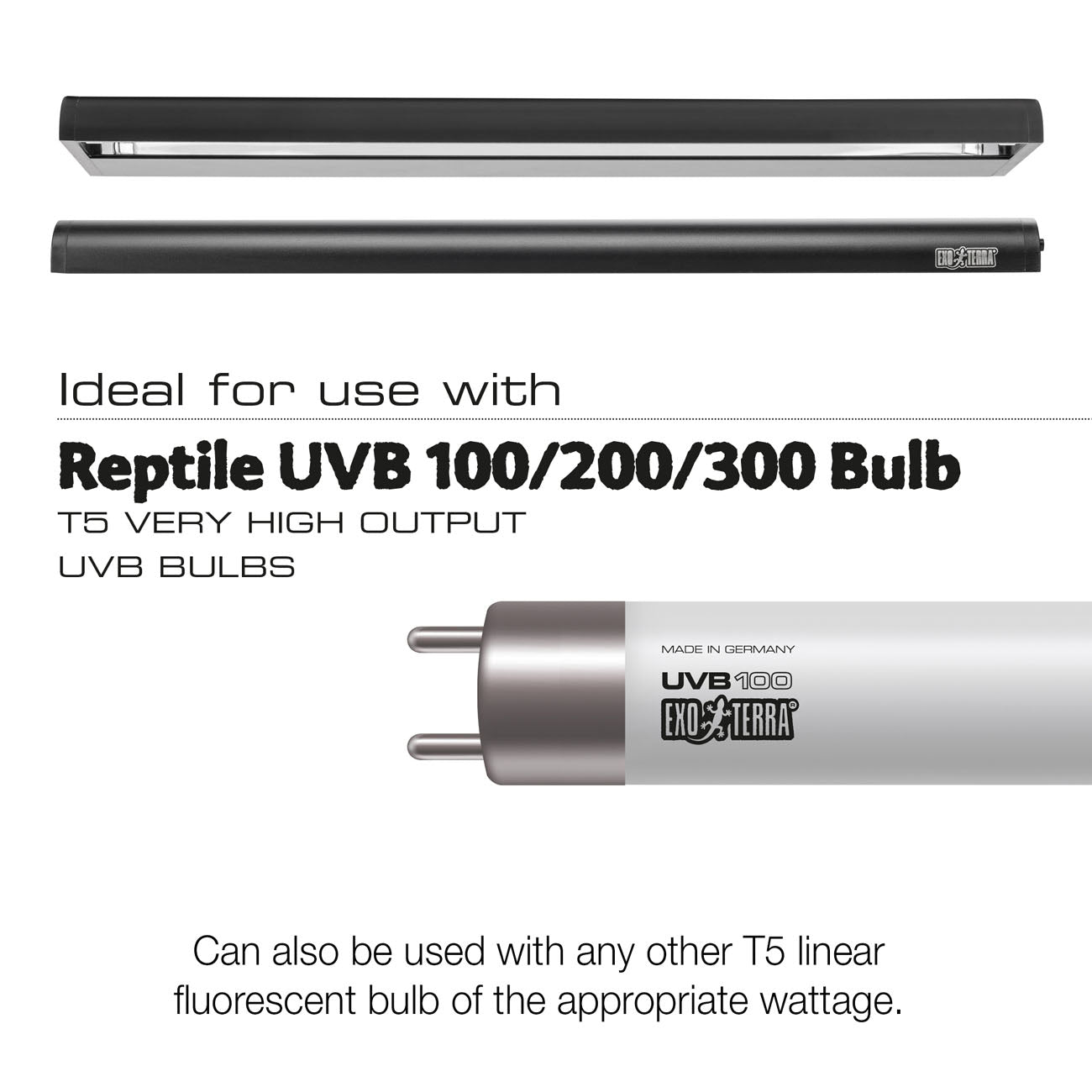 Exo Terra T5 Fluorescent Lamp Fitting