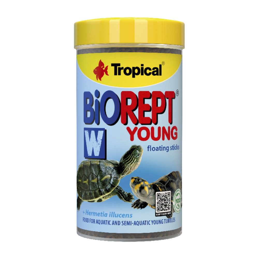 Tropical Biorept W Young Floating Sticks 40g packaging