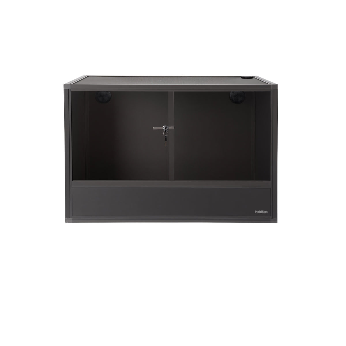 Grey HabiStat ProVC 90x60x60cm PVC vivarium front view