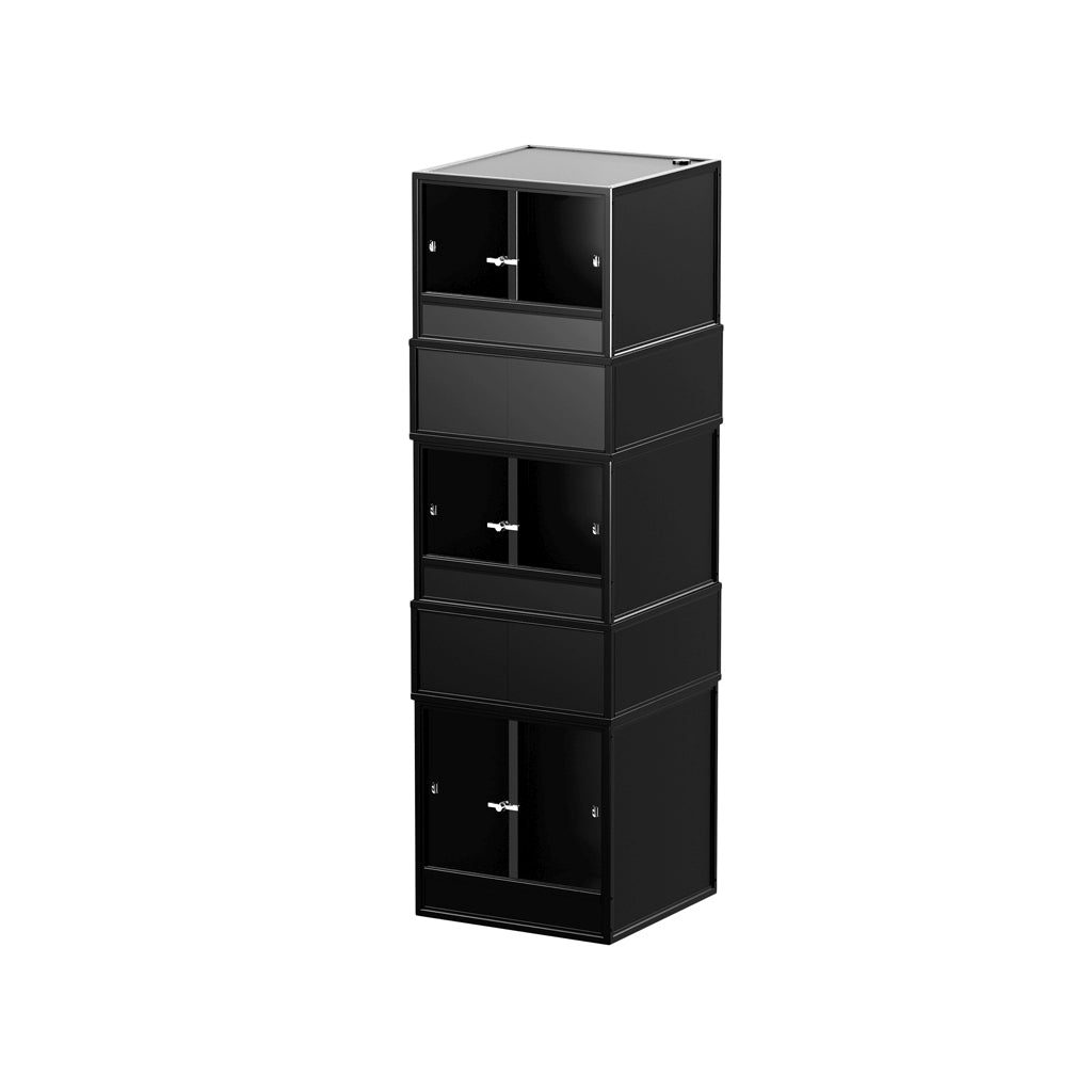 Black HabiStat ProVC 60cm three-vivarium stack alternative view