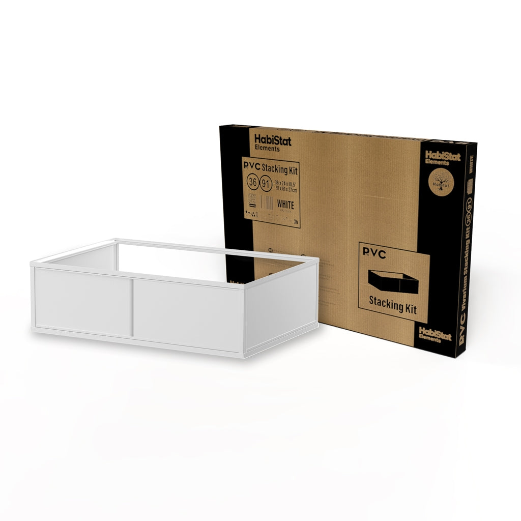 White HabiStat ProVC 90cm stacking kit with retail packaging