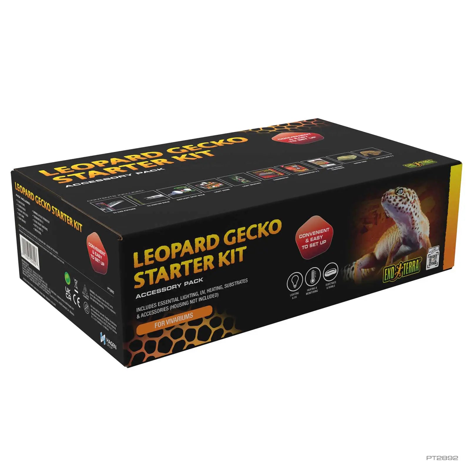 Exo Terra Leopard Gecko Vivarium Accessory Kit