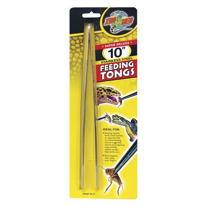 Zoo Med 25cm Stainless Steel Tongs