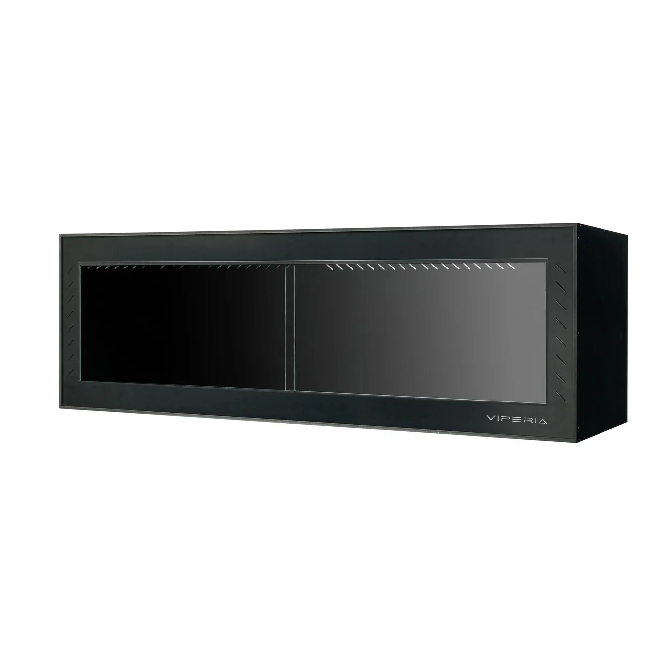 Viperia 180x60x60cm - PVC Vivarium - Sliding / Dual / Black