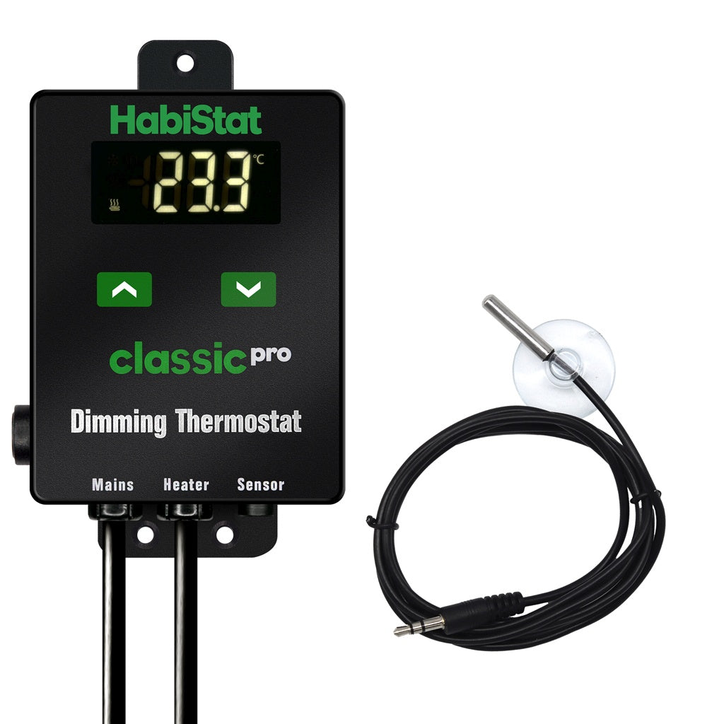 HabiStat Classic Pro Dimming Thermostat, Black, 450 Watt