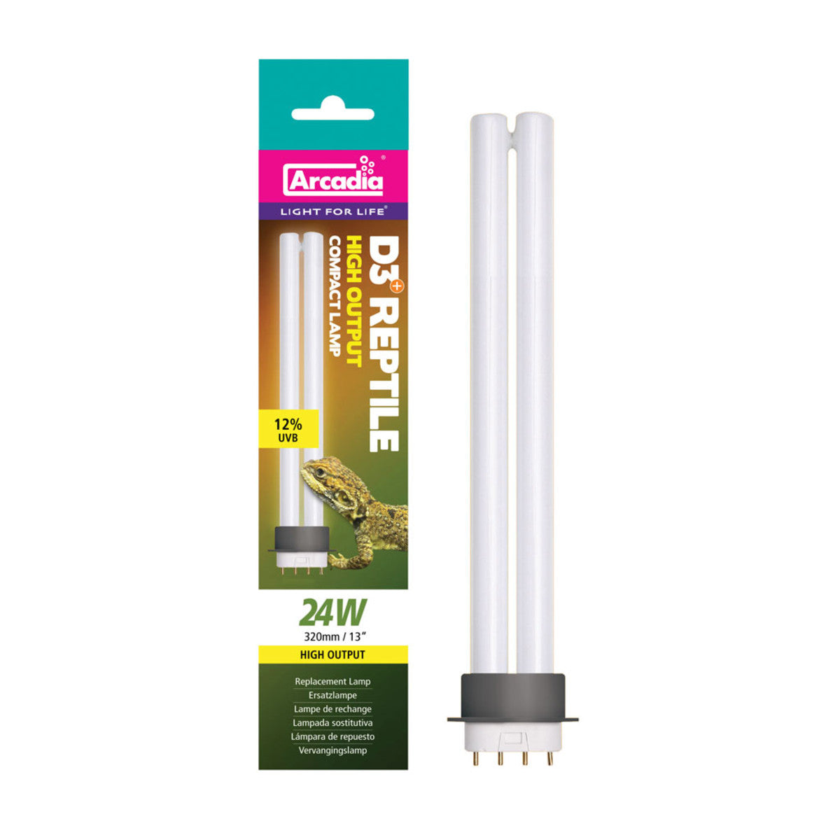 Arcadia - Replacement 12% Lamp for 24w UV Flood