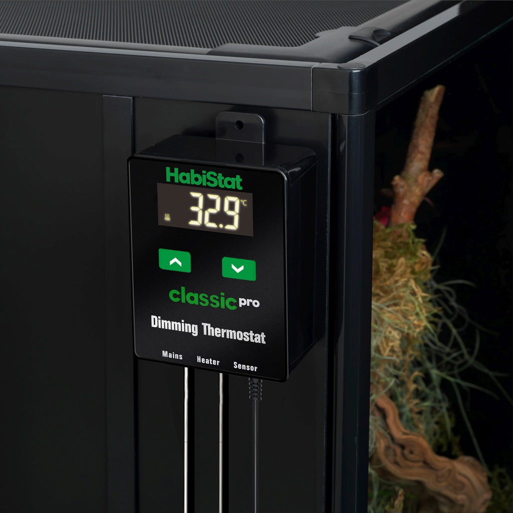 HabiStat Classic Pro Dimming Thermostat, Black, 450 Watt