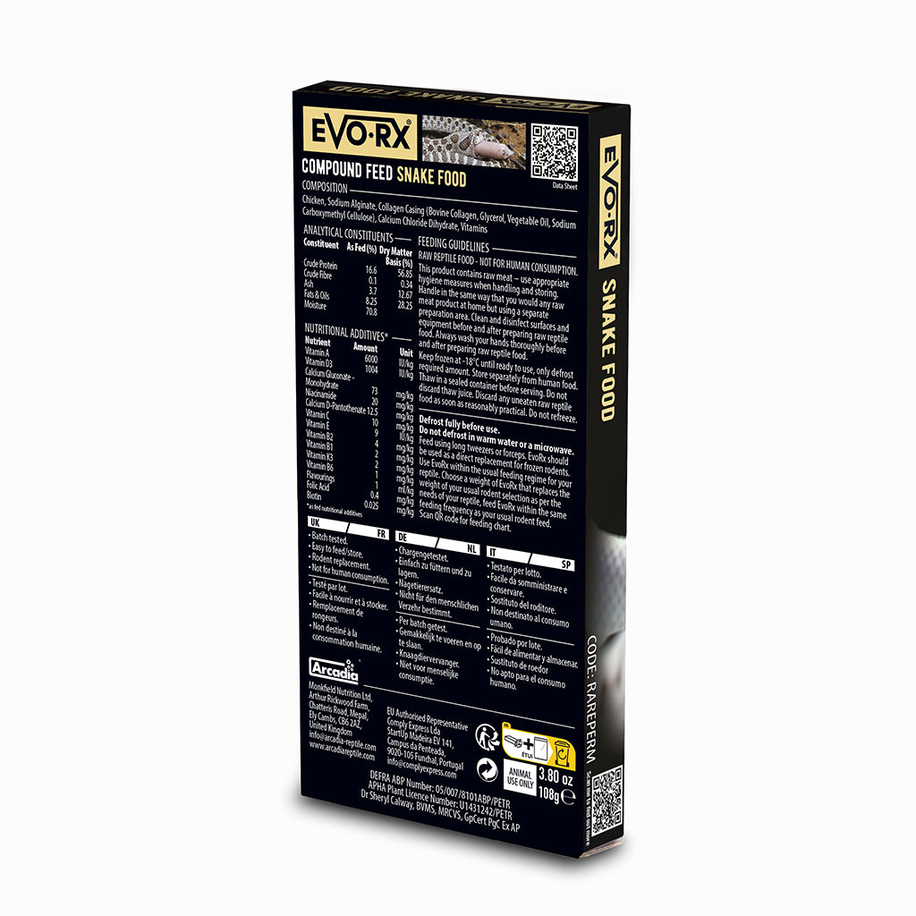 Arcadia EvoRx - Frozen Reptile Food