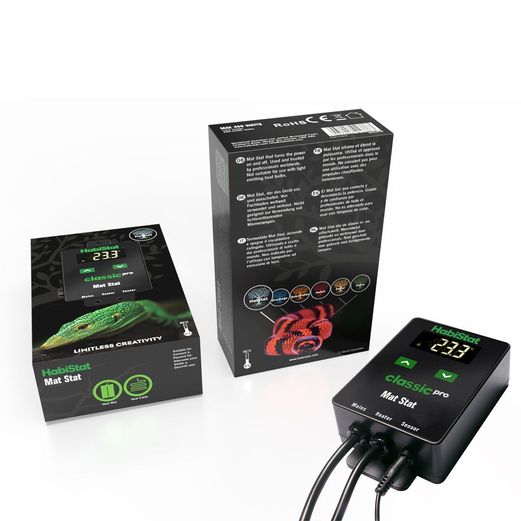 HabiStat Classic Pro Mat Stat, Black, 450 Watt