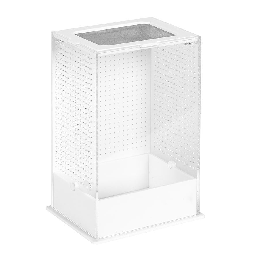 ReptiZoo White Base Insect Acrylic Box, 12x10x20cm
