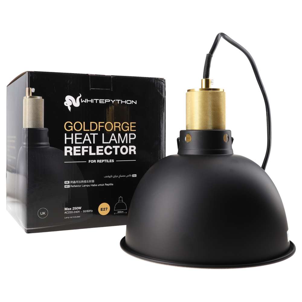 White Python GoldForge Heat Lamp Reflector (150w)