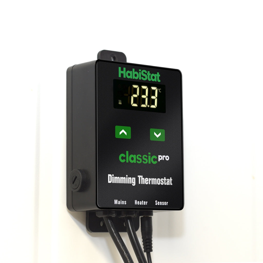 HabiStat Classic Pro Dimming Thermostat, Black, 450 Watt