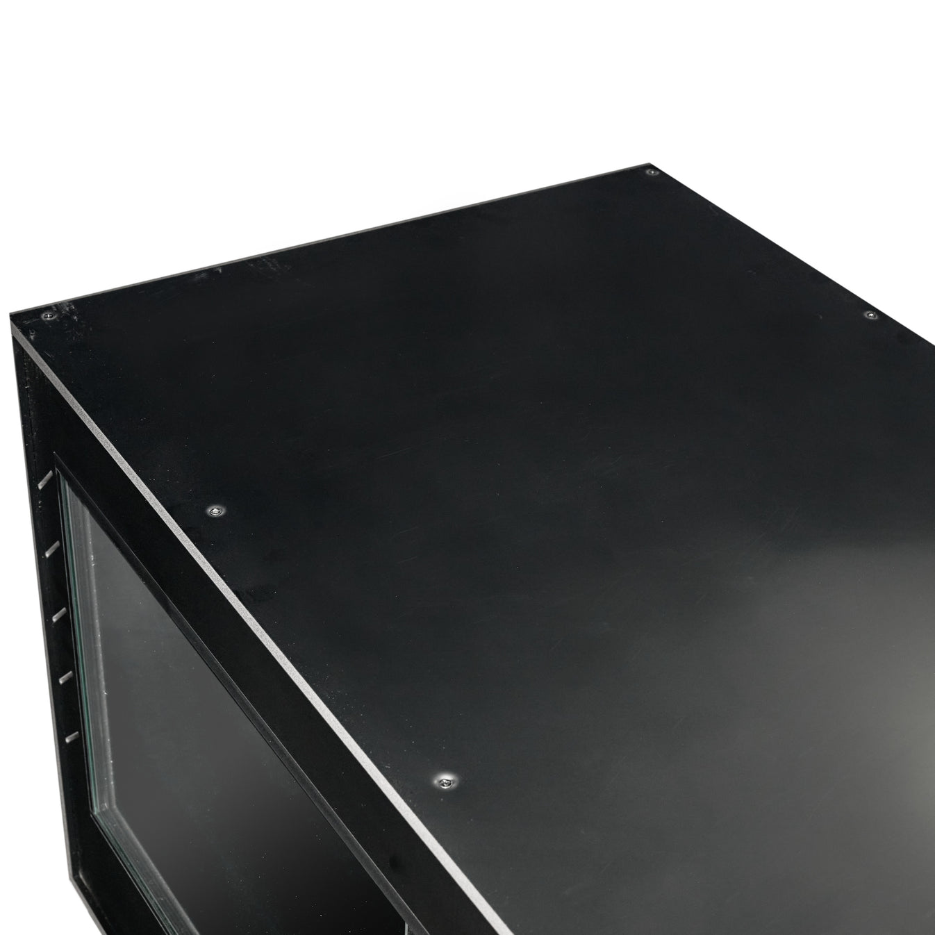 Viperia 90x45x45cm - PVC Vivarium - Sliding / Solid / Black