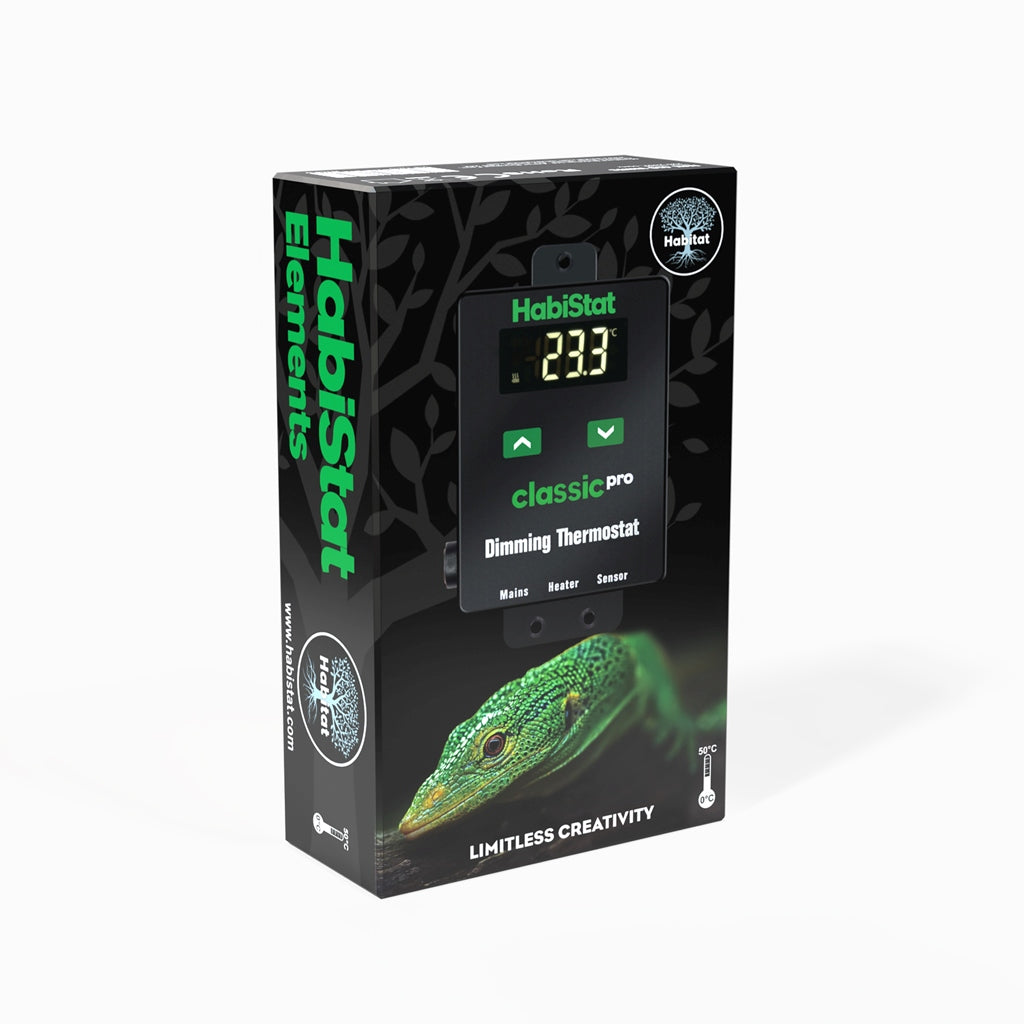 HabiStat Classic Pro Dimming Thermostat, Black, 450 Watt