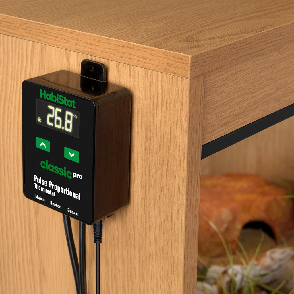 HabiStat Classic Pro Pulse Proportional Thermostat, Black, 450 Watt