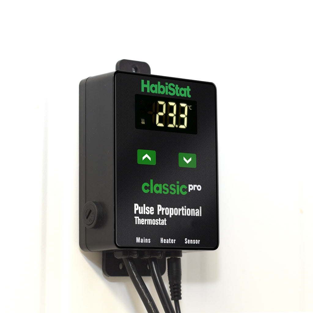 HabiStat Classic Pro Pulse Proportional Thermostat, Black, 450 Watt