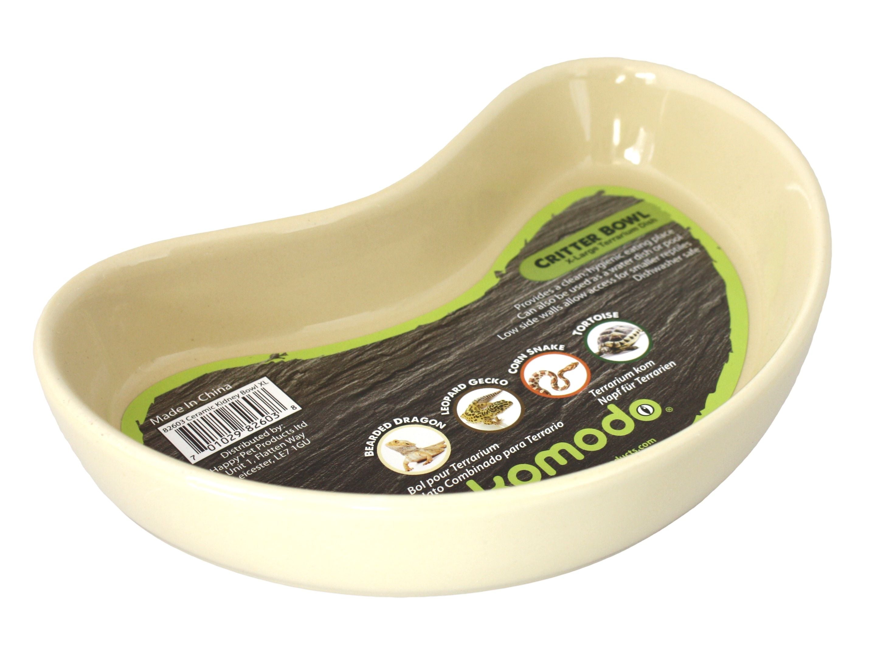 Komodo Ceramic Kidney Shaped Bowl