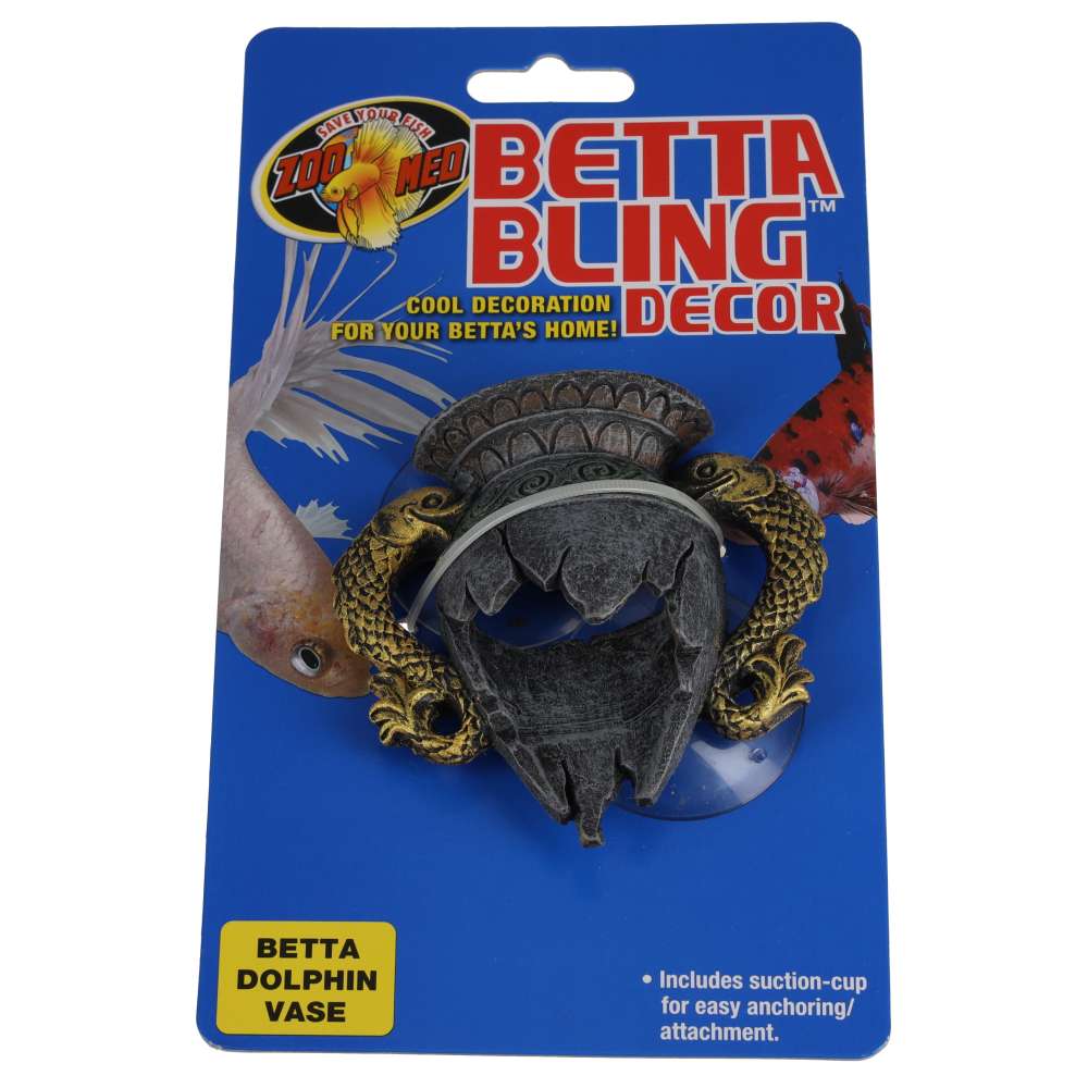 Zoo Med Betta Bling - Dolphin vase