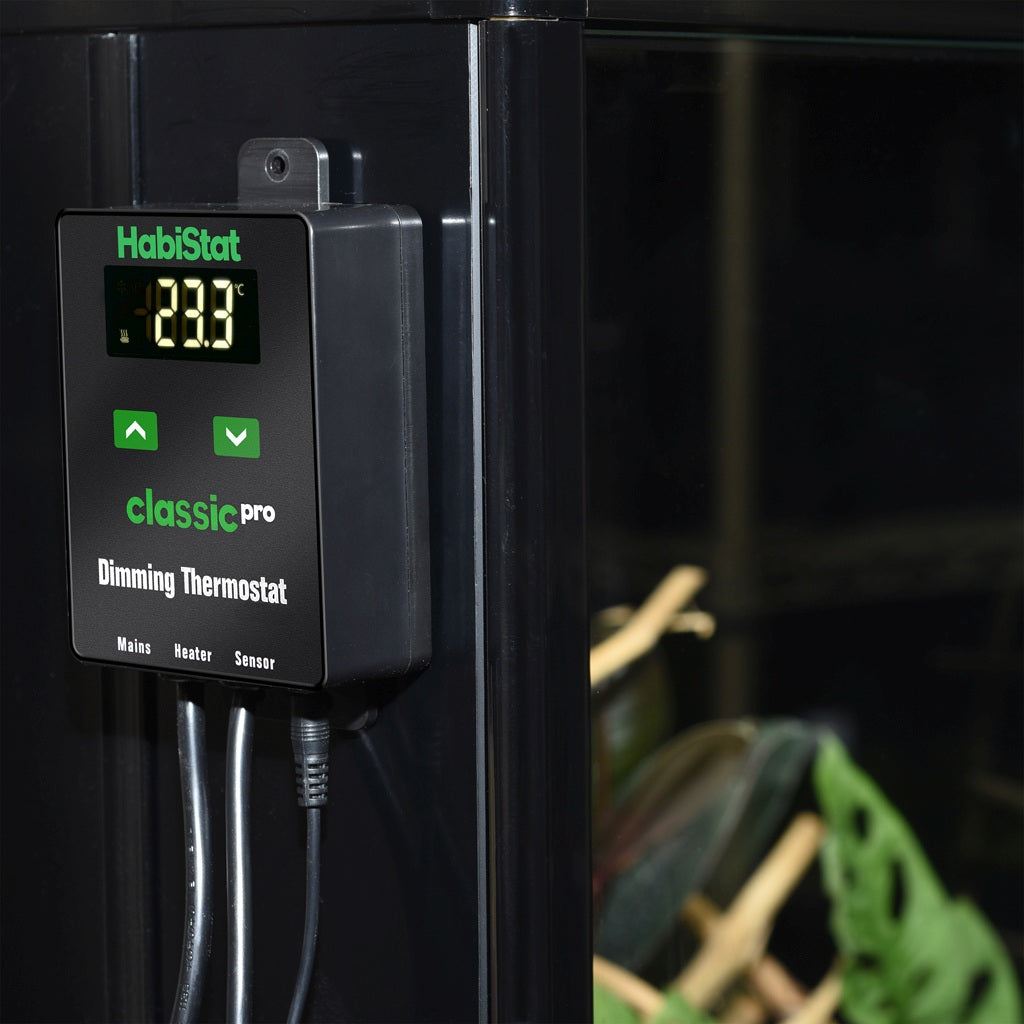 HabiStat Classic Pro Dimming Thermostat, Black, 450 Watt