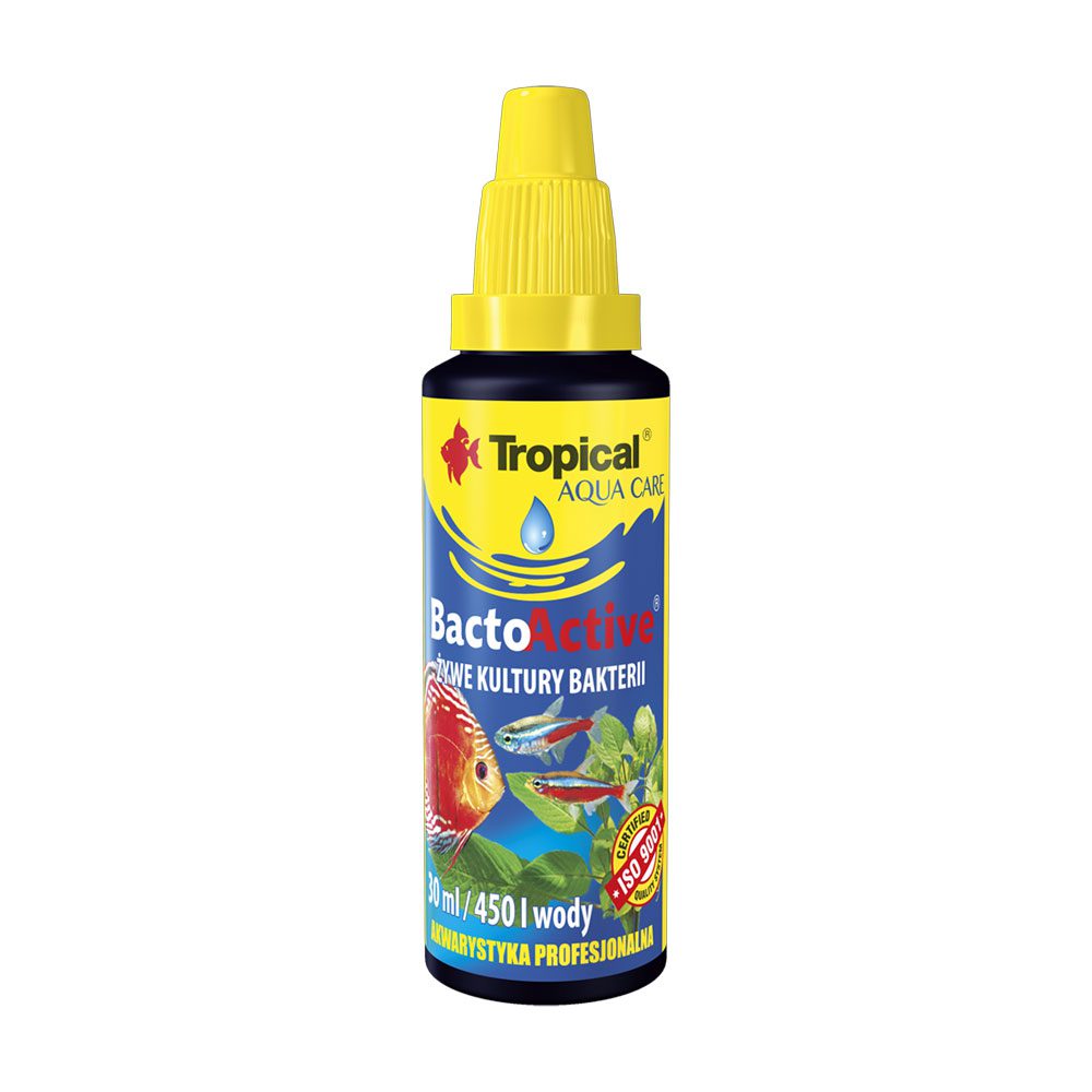 Tropical Bacto-Active aquarium bacteria treatment packaging