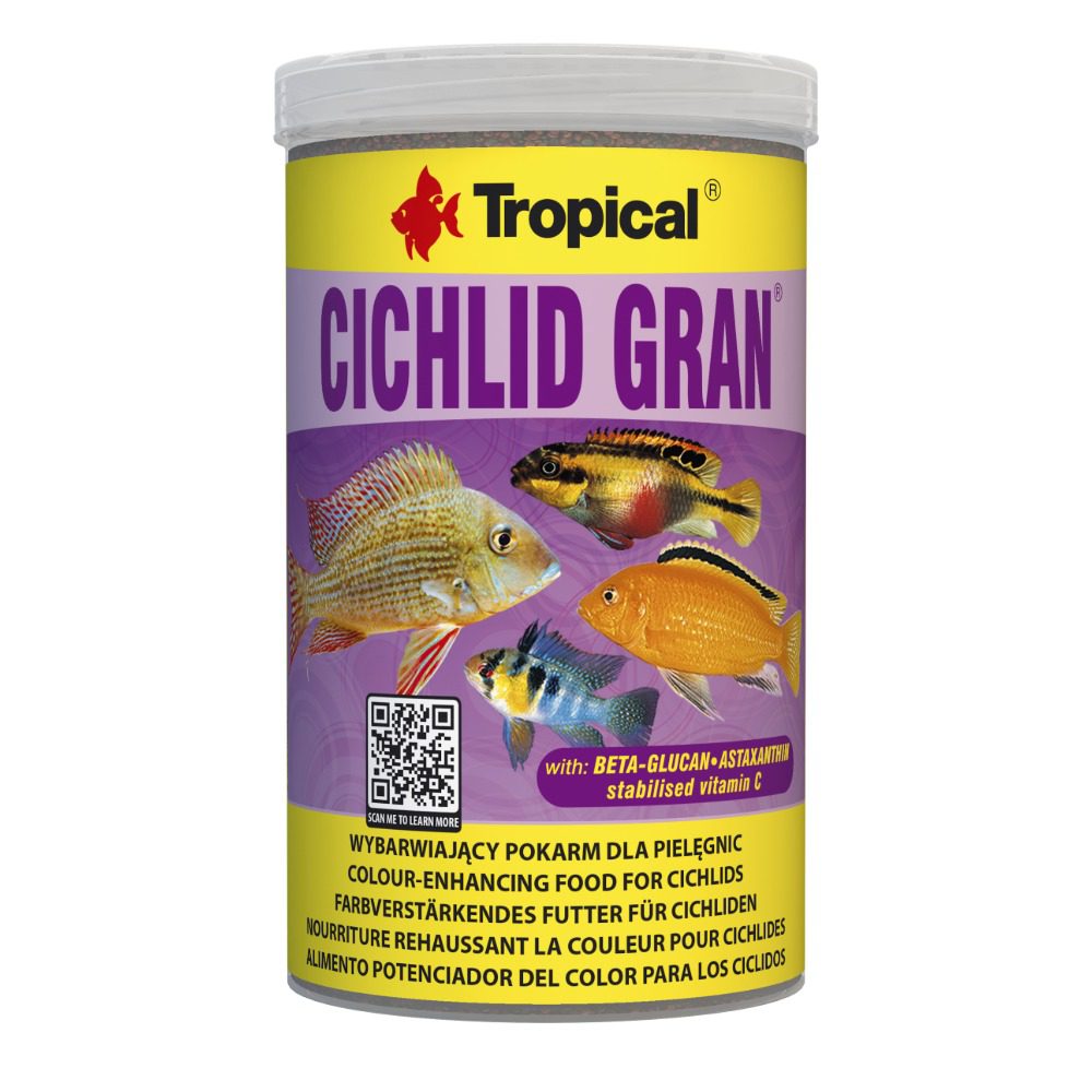 Tropical Cichlid Gran 550g packaging