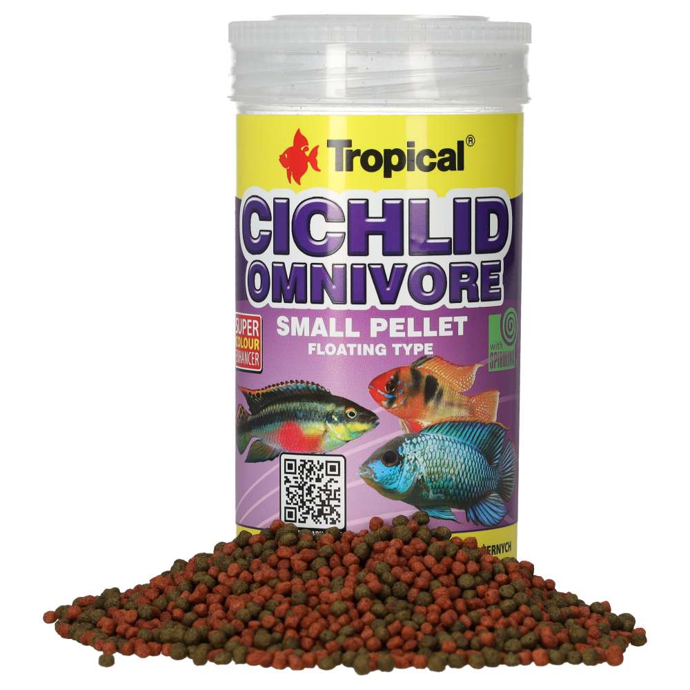 Tropical Cichlid Omnivore Small Pellet product information
