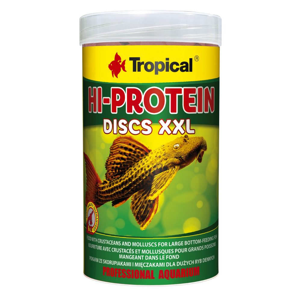 Tropical Hi-Protein Discs XXL 125g packaging