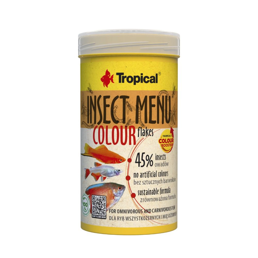Tropical Insect Menu Colour Flakes 20g packaging