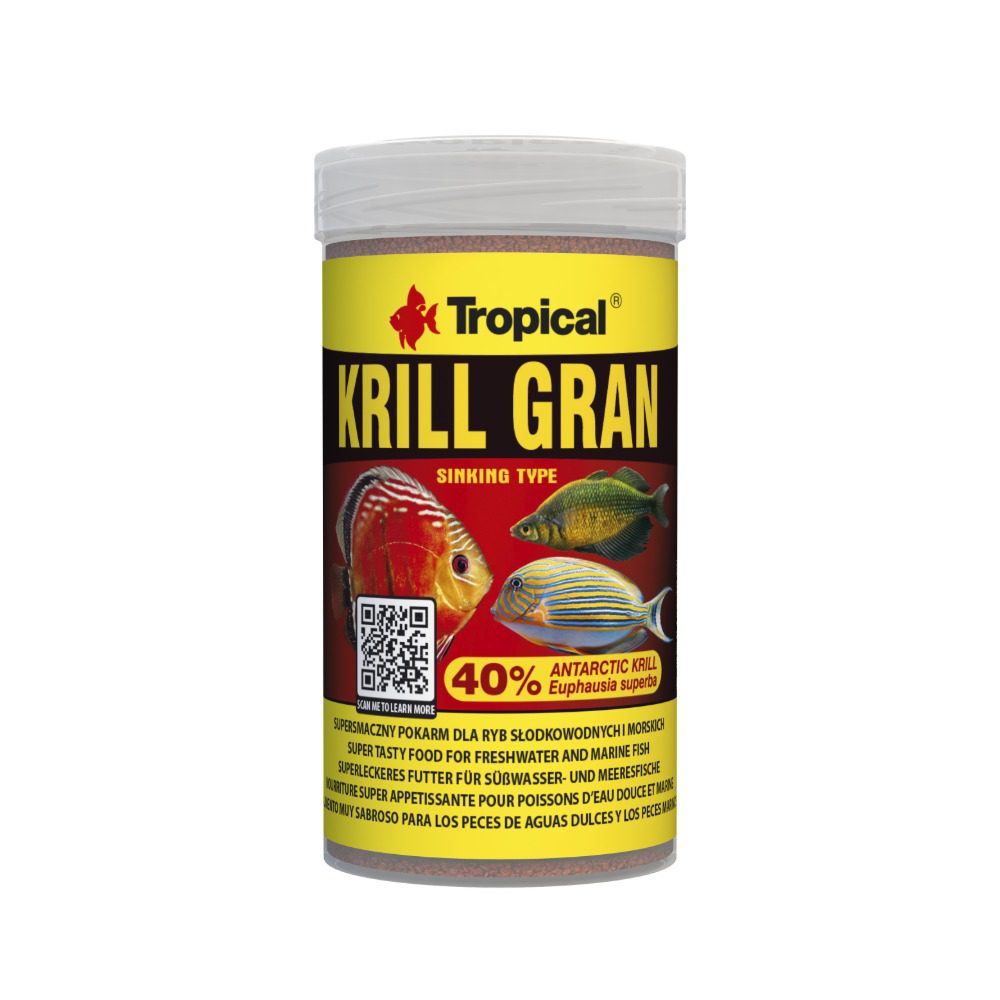 Tropical Krill Gran 54g packaging