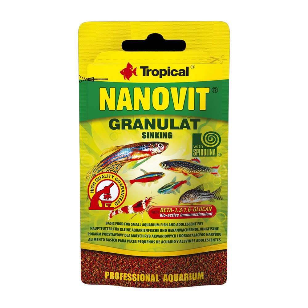 Tropical Nanovit Granulat 10g packaging