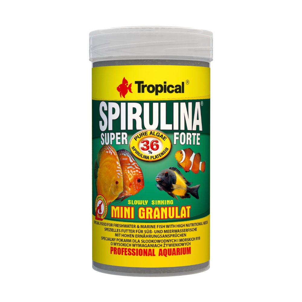 Tropical Super Spirulina Forte Mini Granulat 56g packaging