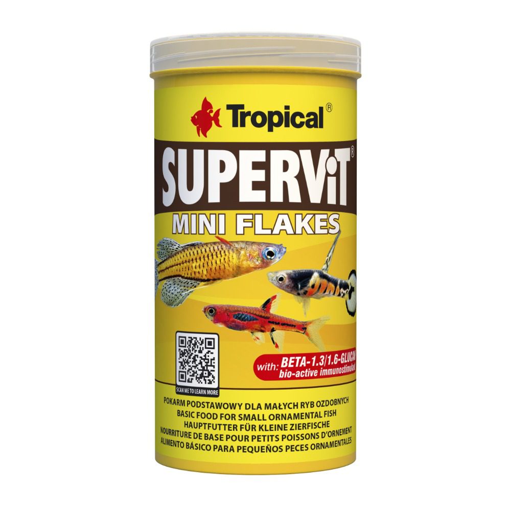 Tropical supervit mini flakes 110g packaging