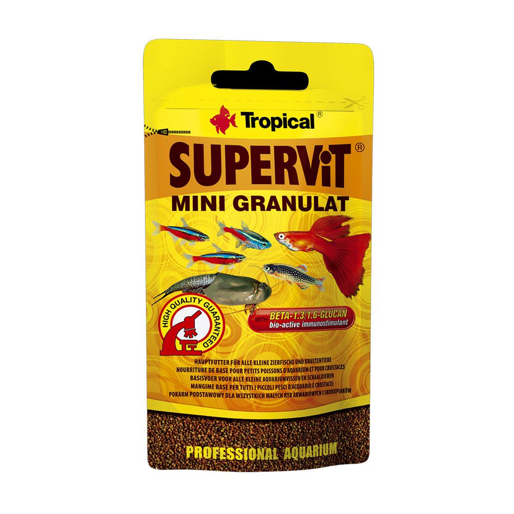 Tropical supervit mini granulat 10g packaging