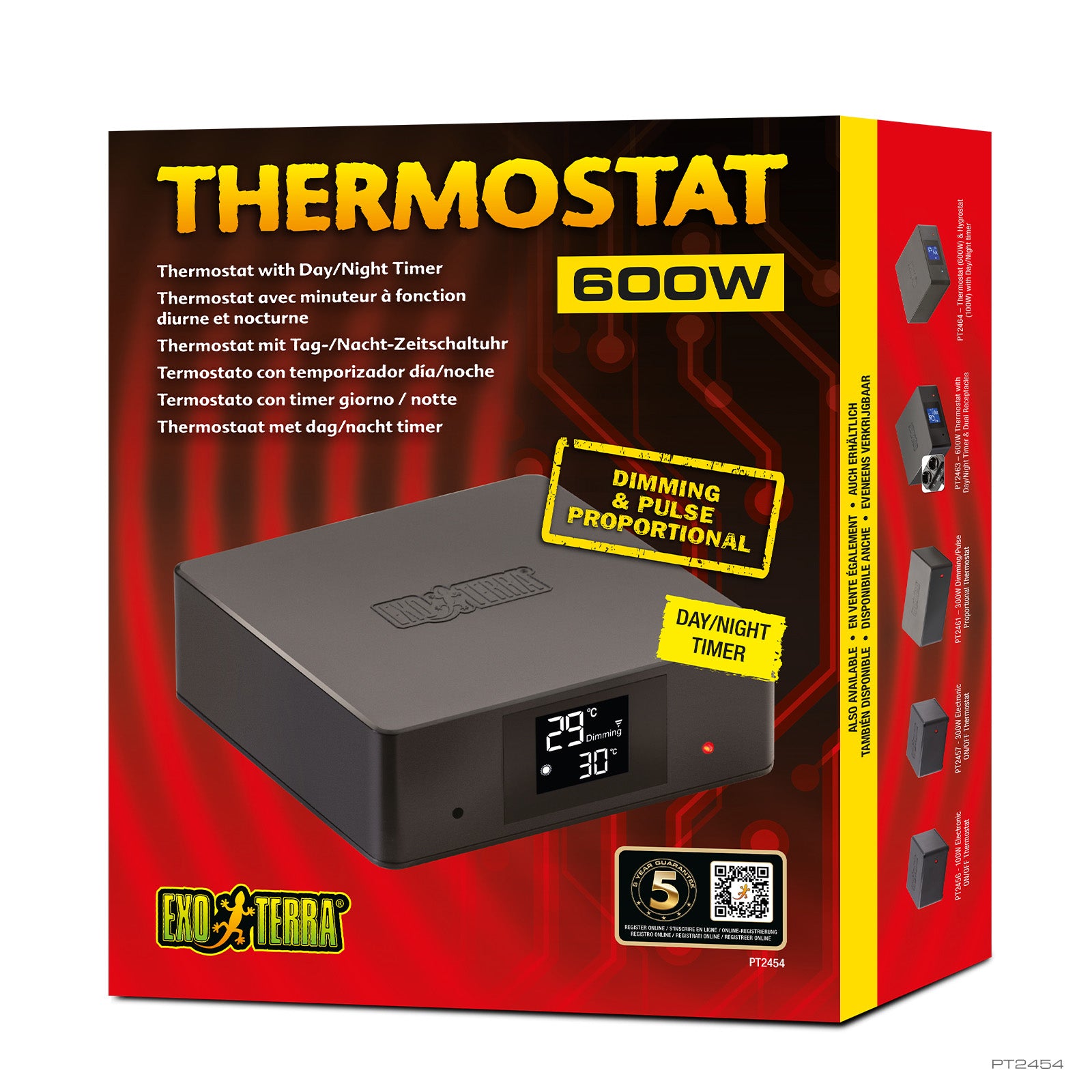 Exo Terra 600w Thermostat - Day & Night Timer