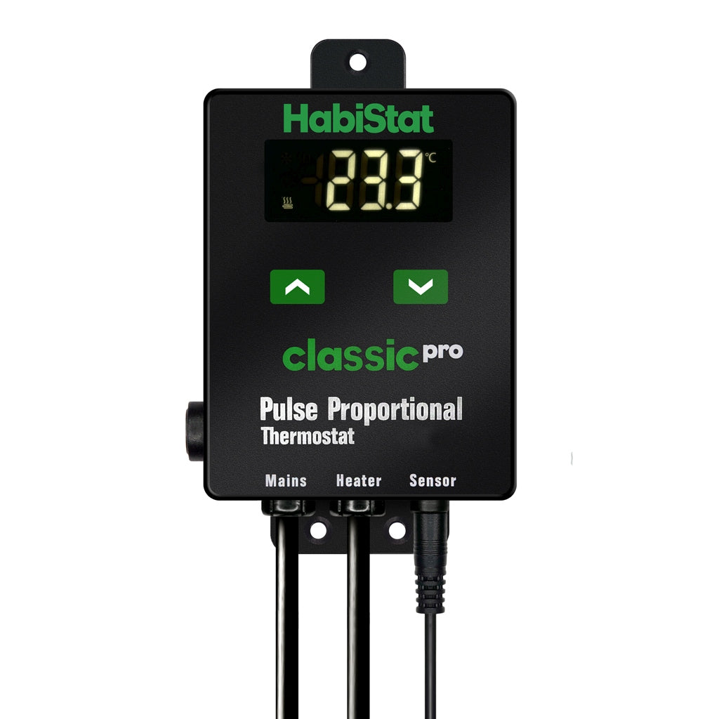 HabiStat Classic Pro Pulse Proportional Thermostat, Black, 450 Watt