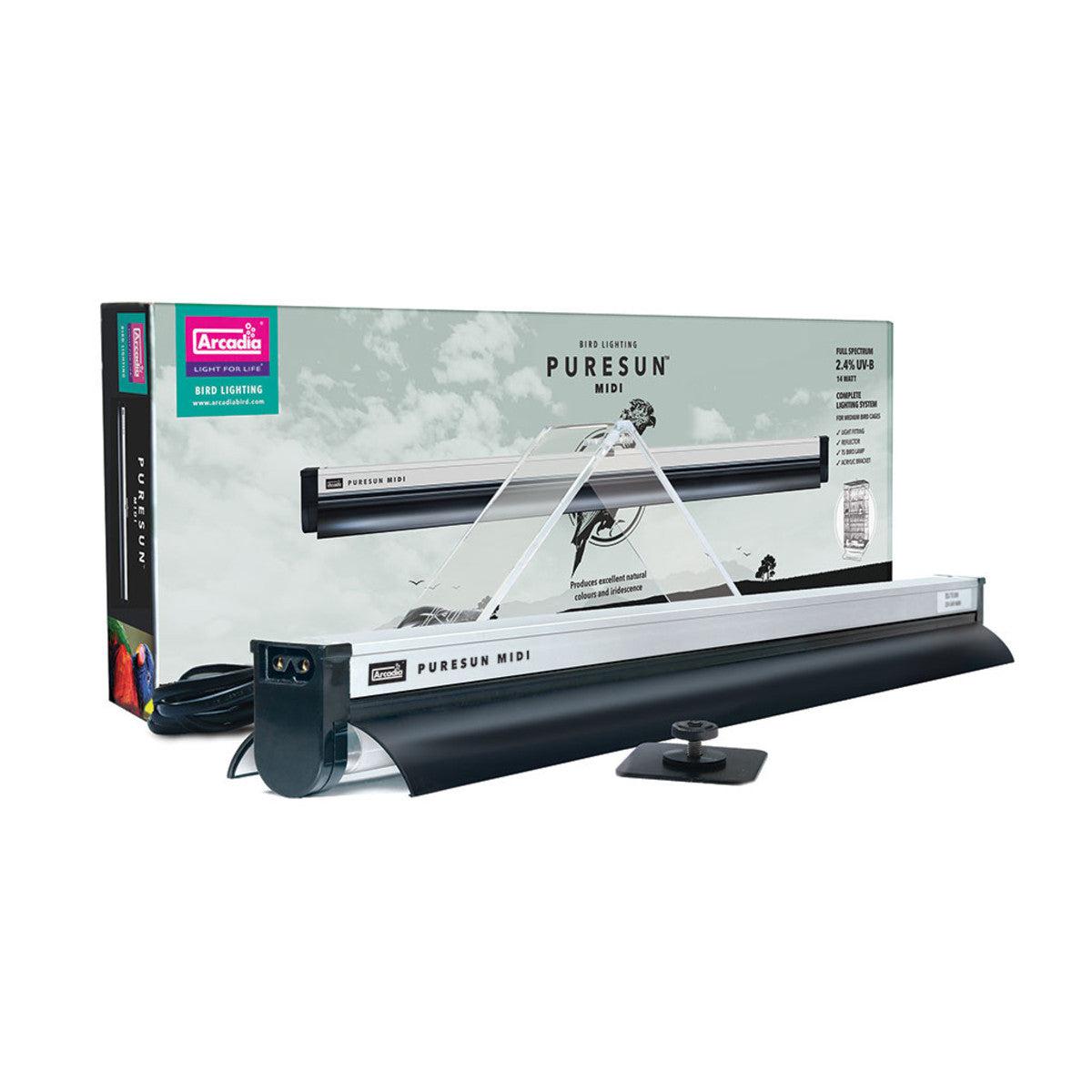 Arcadia PureSun Bird Lamp Kit with bracket