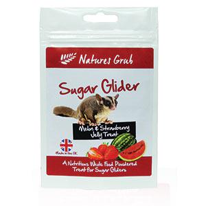 Natures Grub Sugar Glider Jelly - Melon & Strawberry 70g