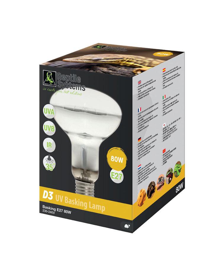 Reptile Systems D3 UV Basking Lamp