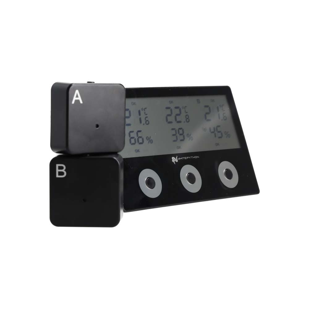 White Python Wireless Tri-Sense Thermo/Hygro