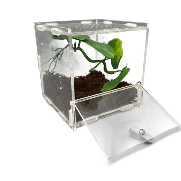 thumbnail image 2 of Acrylic Terrarium Spider Breeding Box Reptile Feed... - Vicedeal 2 of 10