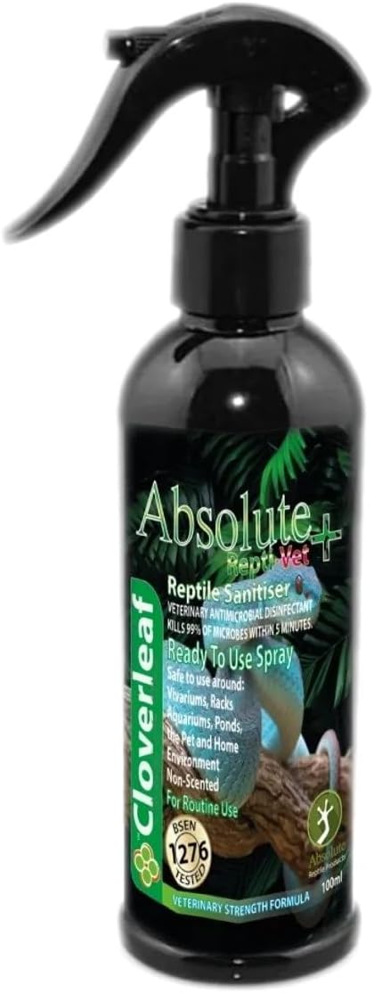 Cloverleaf ABSOLUTE+ Reptile Sanitiser Spray 100ml