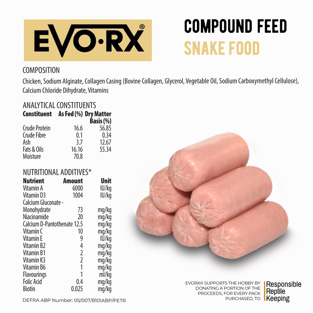 Arcadia EvoRx - Frozen Reptile Food